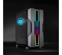 Le boîtier Demi-Tour TQGCC103-B « NightCity » est idéal pour Les Gamers, avec Un Design élégant de Couleur Noire, de Larges espaces internes pour des Composants Haute Performance et des systèmes de