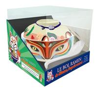 Coffret Le Bol Ramen de l'esprit renard Kitsuné: 1 bol ramen - 1 cuillère décorée - des baguettes - 1 livre de recettes - Coffret Japon