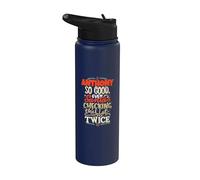 Le bon Anthony, le père Noël, dit un nom drôle d'Anthony Stainless Steel Insulated Water Bottle