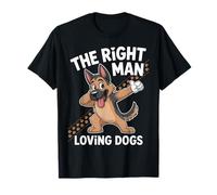 Le Bon Homme Qui Aime Un Chien de Berger Allemand drôle T-Shirt