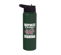 Le bonheur, c'est d'être grand-mère Stainless Steel Insulated Water Bottle