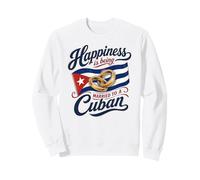 Le Bonheur, C'est d'être marié à Un Fier époux cubain Heureux Sweatshirt
