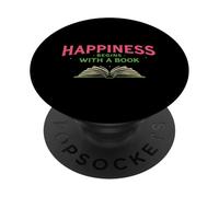 Le Bonheur Commence par Un Livre PopSockets PopGrip Adhésif