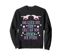 Le Bonheur de la Terre Repose sur Le Dos des Chevaux Filles Sweatshirt