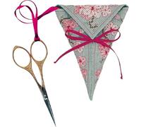 Le Bonheur des Dames Kit de broderie au point de croix "Porte-ciseaux Sakura", motif à compter, 10x10cm