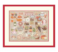 Le Bonheur des Dames Kit de point de croix pour atelier de cuisine
