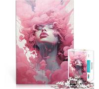 Le Bonheur du Bruit Rose Puzzle 1000 pièces pour Adolescents Jouet éducatif d'apprentissage De Superbes Cadeaux et Jouets 38x26cm