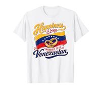 Le Bonheur est d'être marié à Un conjoint Heureux vénézuélien T-Shirt