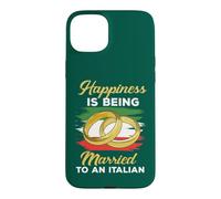 Le Bonheur est d'être marié à Un Mariage Italien Coque pour iPhone 15 Plus
