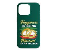 Le Bonheur est d'être marié à Un Mariage Italien Coque pour iPhone 16 Pro