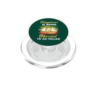 Le Bonheur est d'être marié à Un Mariage Italien PopSockets PopGrip pour MagSafe