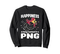 Le Bonheur est d'être marié à Un Mariage PNG en Papouasie-Nouvelle-Guinée Sweatshirt