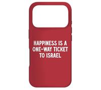 Le Bonheur est Un Aller Simple pour Israël Coque pour iPhone 17 Pro