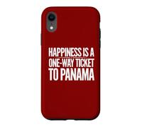 Le Bonheur est Un Aller Simple pour Le Panama Coque pour iPhone XR