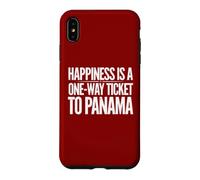 Le Bonheur est Un Aller Simple pour Le Panama Coque pour iPhone XS Max