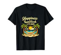 Le Bonheur est Un hamac au Soleil en Vacances permanentes T-Shirt