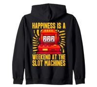 Le bonheur est un week-end aux machines à sous Sweat à Capuche
