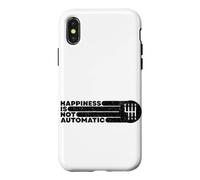 Le Bonheur n'est Pas Automatique - Transmission Manuelle à 6 Vitesses Coque pour iPhone X/XS