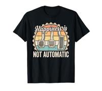 Le Bonheur n'est Pas Une Transmission Manuelle Automatique Car Guy T-Shirt