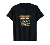 Le Bonheur n'est qu'une autoroute Home State Pride Design T-Shirt