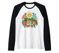Le Bonheur Pousse Ici, Amoureux des Fleurs et des Plantes Manche Raglan