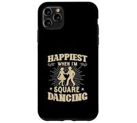 Le Bonheur Quand Je Danse au carré des Danseurs carrés Amusants Coque pour iPhone 11 Pro Max