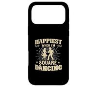 Le Bonheur Quand Je Danse au carré des Danseurs carrés Amusants Coque pour iPhone 17 Pro Max