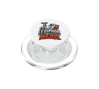Le Bouchon Était Plus Loin Que Prévu Humour Plombier PopSockets PopGrip pour MagSafe