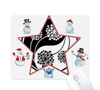 le bouddhisme bouddhiste fleur conception yin - yang le bonhomme de neige étoile tapis de souris