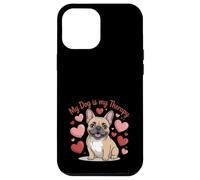 Le Bouledogue français est ma thérapie pour Les Amoureux des Chiens Mignons Coque pour iPhone 12 Pro Max