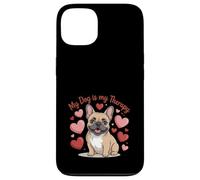 Le Bouledogue français est ma thérapie pour Les Amoureux des Chiens Mignons Coque pour iPhone 13