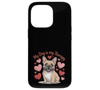 Le Bouledogue français est ma thérapie pour Les Amoureux des Chiens Mignons Coque pour iPhone 13 Pro