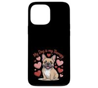 Le Bouledogue français est ma thérapie pour Les Amoureux des Chiens Mignons Coque pour iPhone 13 Pro Max