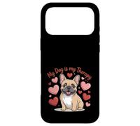 Le Bouledogue français est ma thérapie pour Les Amoureux des Chiens Mignons Coque pour iPhone 17 Pro Max