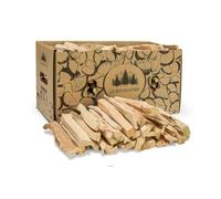 Le Bouscatier Bois d'allumage et Chauffage Allume feu pour cheminée poêle Four Pizza cuisinières Barbecue Charbon et brasero. 6 kg / 20L Bois séché hêtre chêne Fabrication française