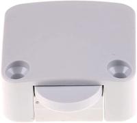 Le bouton du commutateur d'alimentation 202a interrupteur normalement fermé/auto-réinitialisation porte de garde-robe portes placard coulissantes commutation universelle 1A250V 2A250V(2a250v White)