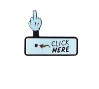 Le Bouton Surprise «Cliquez Ici»- Cadeau Amusant Et Amusant, Imprimé en 3D, Jouet Amusant avec Un Bouton Pop-up, Blague Interactive Et Originale for Exprimer Son Humeur, for La Famille