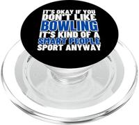 Le Bowling est pour Les Gens intelligents Bowler Funny Bowling PopSockets PopGrip pour MagSafe