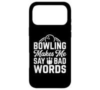 Le Bowling me Fait dire de Gros Mots Funny Bowling Humor League Coque pour iPhone 17 Pro Max
