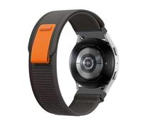 Le bracelet de montre en silicone est compatible avec la Galaxy Watch 4 5 6 Classic 5 Pro Gear S3 Active 2 Trail Loop GT 2e 3 Pro(שחור אפור,22mm watch band)