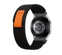 Le bracelet de montre en silicone est compatible avec la Galaxy Watch 4 5 6 Classic 5 Pro Gear S3 Active 2 Trail Loop GT 2e 3 Pro(Black,22mm watch band)