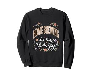 Le Brassage À Domicile is My Therapy Floral Boho Sweatshirt