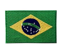 Le Brésil Drapeau Brésilien Brasil Emblème D'État Brodé De Fer à Coudre à Patch