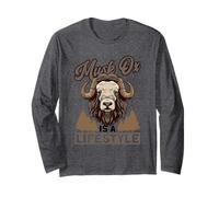 Le bœuf musqué est Un Style de Vie - Musc Ox Musk Bux Muskox Manche Longue