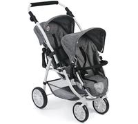 Le buggy Twinny pour poupées, Anthracite