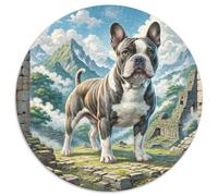 Le Bull Terrier Puzzle De 1000 Pièces pour HaustiFrère?ND Filles Célébrités Kunst Déco Unique Réduction du Stress Cadeau DécoRatteion Murale 1000pcs (67.5x67.5cm)