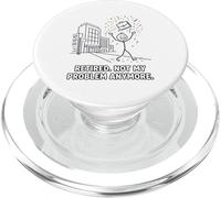 Le Bureau à la Retraite n'est Plus Mon problème PopSockets PopGrip pour MagSafe