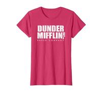 Le Bureau Dunder Mifflin Vintage T-Shirt, Femme, Rouge Chiné, XXL