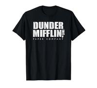 Le Bureau Dunder Mifflin Vintage T-Shirt, Homme, Noir, 4XL