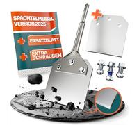 Le burin plat sds à mastic efficace SDS Plus de Fairmo - burin avec lame de rechange et vis - décolleur de colle à carrelage - décapage de tapis, peinture, sol et PVC. (1)